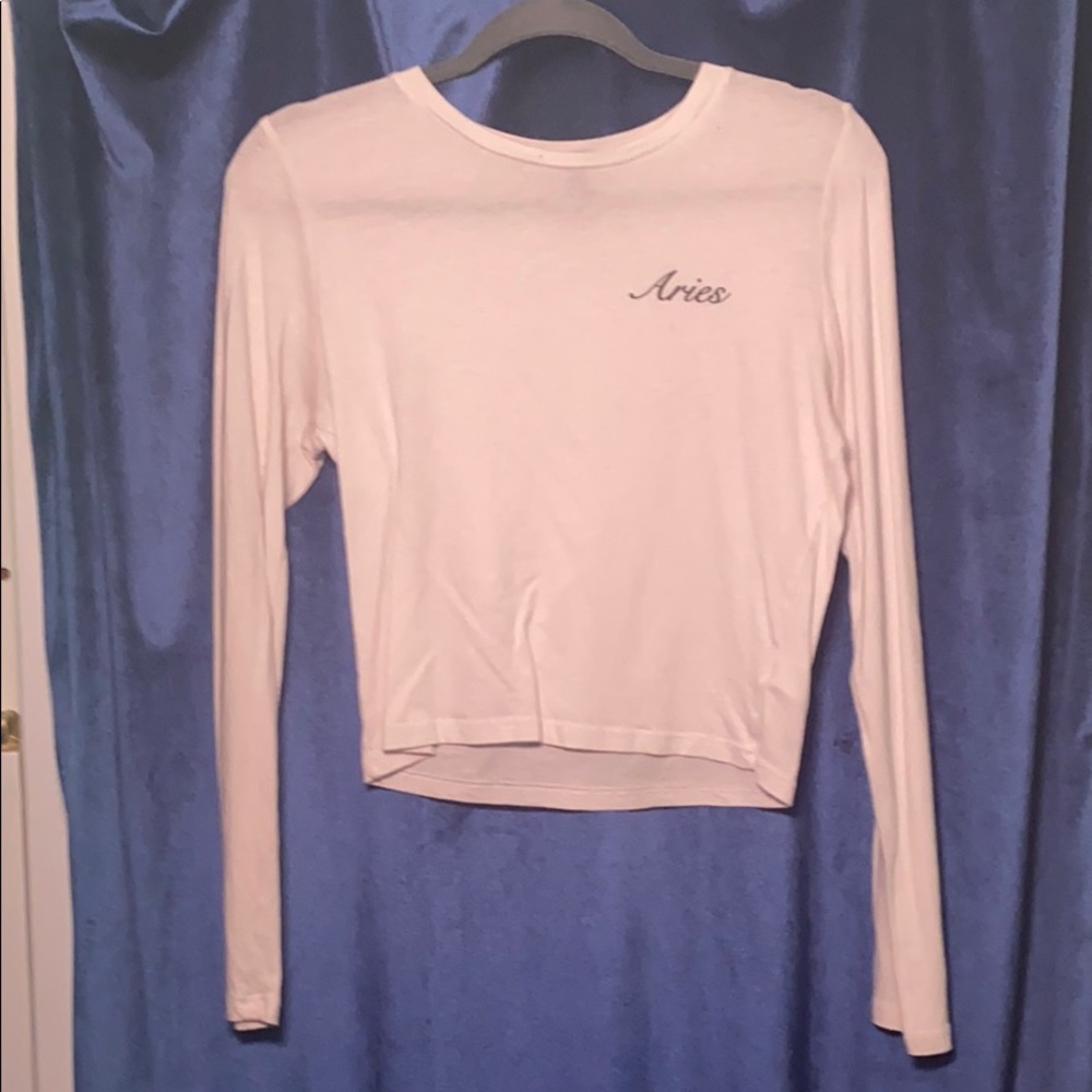 Aries white long sleeve